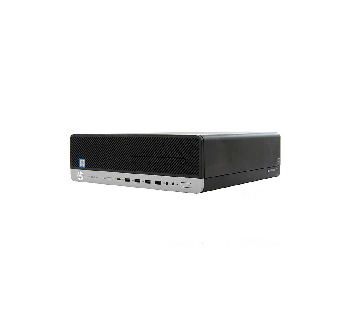 HP EliteDesk 800 G4 SFF (Renewed) - Intel Core i7 (8th Gen), 8GB DDR4 RAM, 256GB SSD, 3.2 GHz