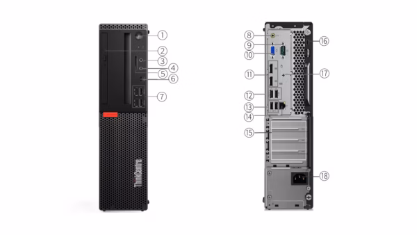 RENEWED SFF	LENOVO THINK CENTRE M7205 CI5 8TH 8GB DDR4 256GB SSD 3.2 GHz