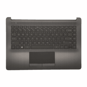 Palmrest upper case for laptop – includes touchpad and keyboard mounting area