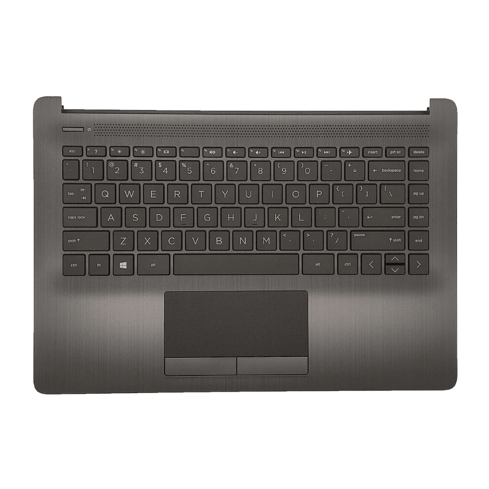 Palmrest upper case for laptop – includes touchpad and keyboard mounting area