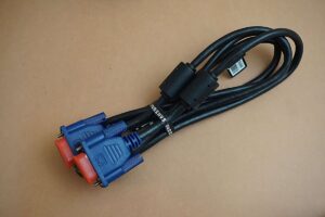 High-quality VGA cable for monitor and desktop connection in UAE