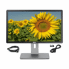 Dell 24-inch LED monitor with adjustable stand, displayed with HDMI and power cables