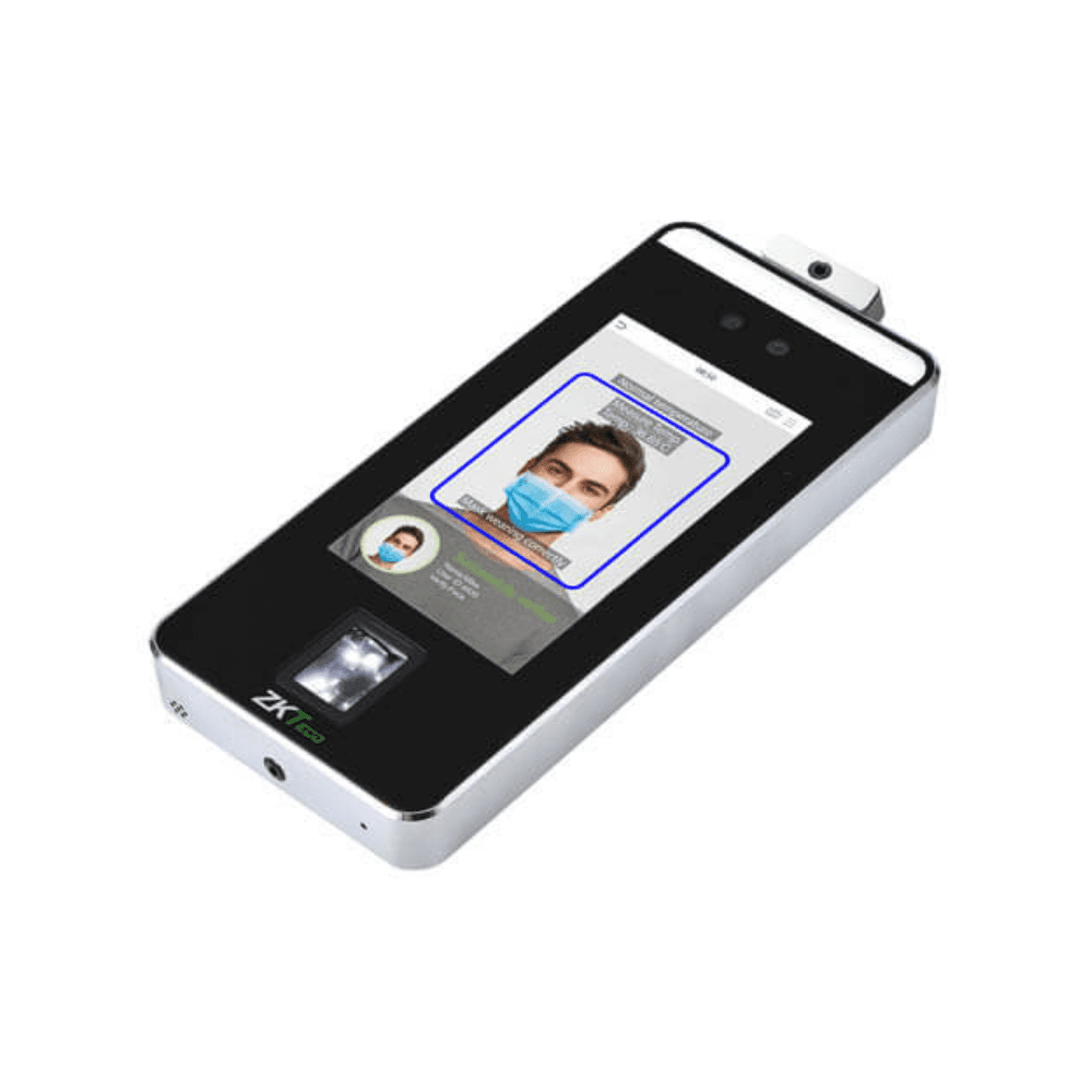 zkteco-face-recognition-temperature-scanner.png ZKTeco biometric face recognition and temperature screening device with mask detection"