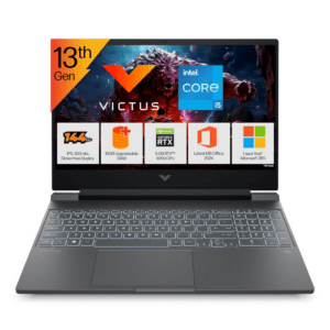 HP Victus 15-fa2013dx, the best gaming laptop with Intel Core i5 13th Gen, RTX 3050 6GB, 144Hz FHD display, fast SSD storage, and Windows 11 Home.