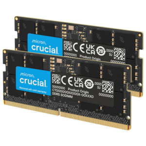 Crucial 32GB DDR5-5600 Laptop RAM SODIMM – High-Speed 1.1V Memory Module (CT32G56C46S5) with 2-Year Warranty