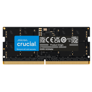 Crucial 16GB DDR5 Laptop RAM 5600MHz SODIMM – High-Performance 1.1V Memory Module (CT16G56C46S5) with 2-Year Warranty
