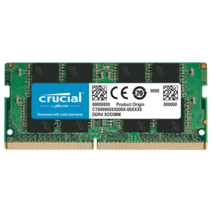 Crucial 16GB RAM DDR4 SODIMM – 3200MHz, Unbuffered, 22-22-22, 1.2V, 2-Year Warranty