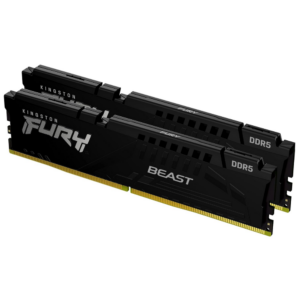 kingston fury beast, 64gb ddr5 ram, 2x32gb desktop ram, 5600mt/s ram, rgb gaming ram, cl40 ddr5, non ecc ram, dual channel memory, 288-pin ddr5, desktop memory upgrade, high performance ram, content creation ram, gaming pc memory, low voltage ddr5, black rgb ram