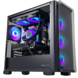 Phantom Gaming PC – AMD Ryzen 7 9800X3D, MSI RTX 5070 12GB, 32GB DDR5 TEAM RGB 6000MHz, 1TB NVMe SSD, 240mm DeepCool Liquid Cooler, Gigabyte B850M WiFi6, 750W 80+ Gold PSU, ASUS A23 Plus TG Black Case