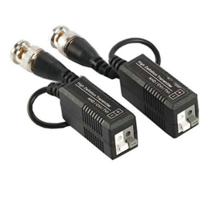 CCTV Video Balun BNC to UTP Converter Black