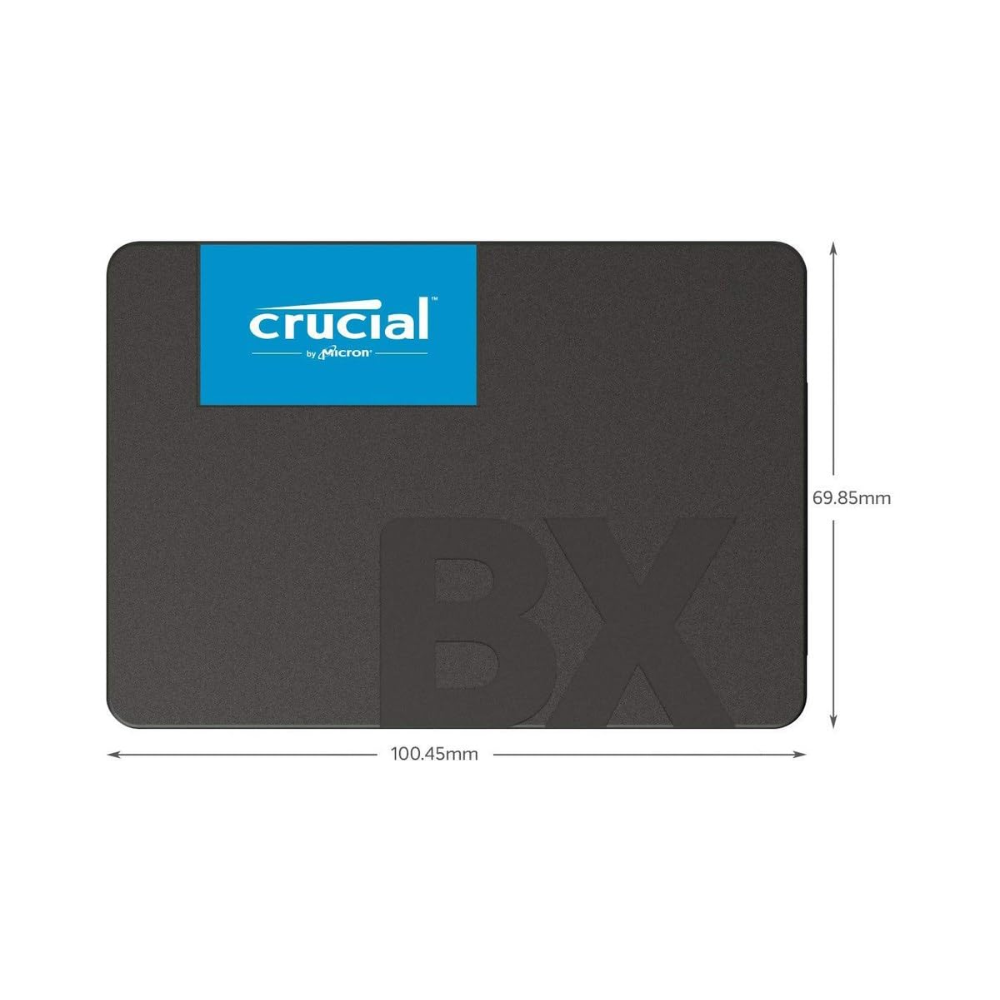 Crucial BX500 500GB SATA 2.5 Inch Internal SSD 540MB/s Read 500MB/s Write CT500BX500SSD1