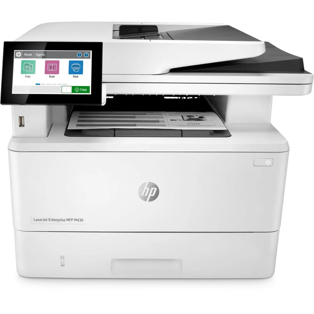 HP LaserJet Enterprise MFP M430f Monochrome Laser Printer Print Scan Copy Fax 42ppm Duplex