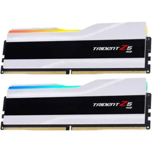 G.SKILL Trident Z5 RGB 64GB DDR5 Desktop Memory F5 6000J3040G32GX2 TZ5RW 6000MT/s CL30 White desktop computer
