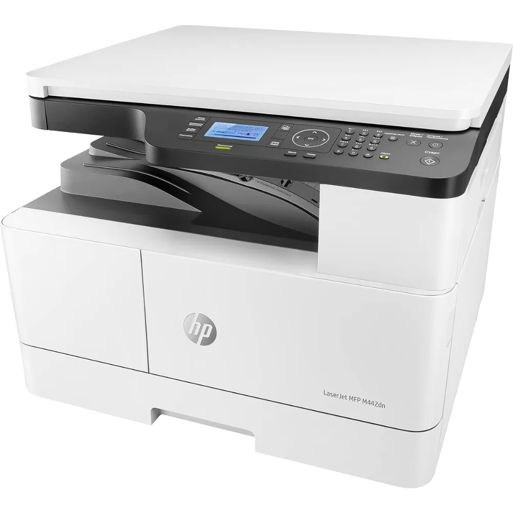 HP LaserJet M442dn multifunction laser printer with print, copy, scan, A3 support, and 24ppm speed in UAE HP LaserJet M442dn Multifunction Printer Print Copy Scan A3 Laser Printer 24ppm Duplex