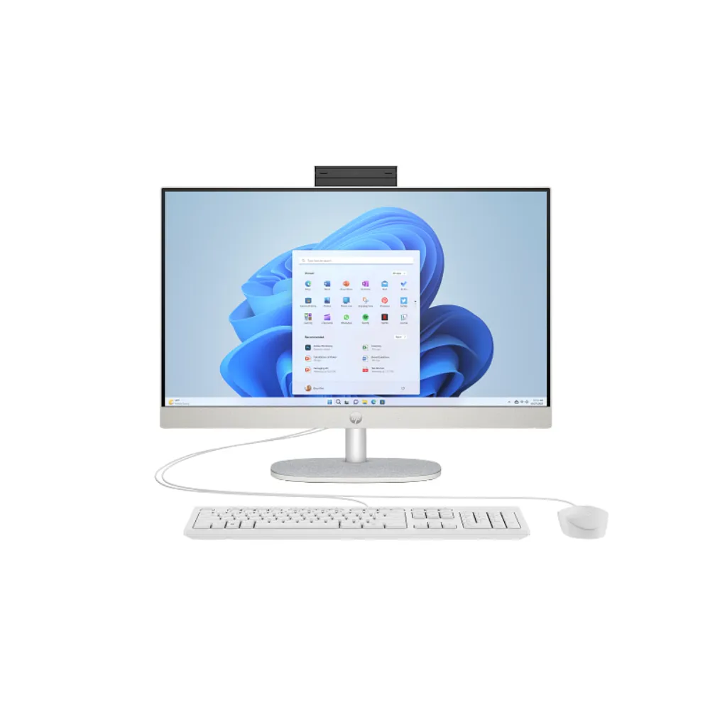 HP All-in-One 24-CR0127NH Core i7 23.8 inch FHD IPS desktop PC white