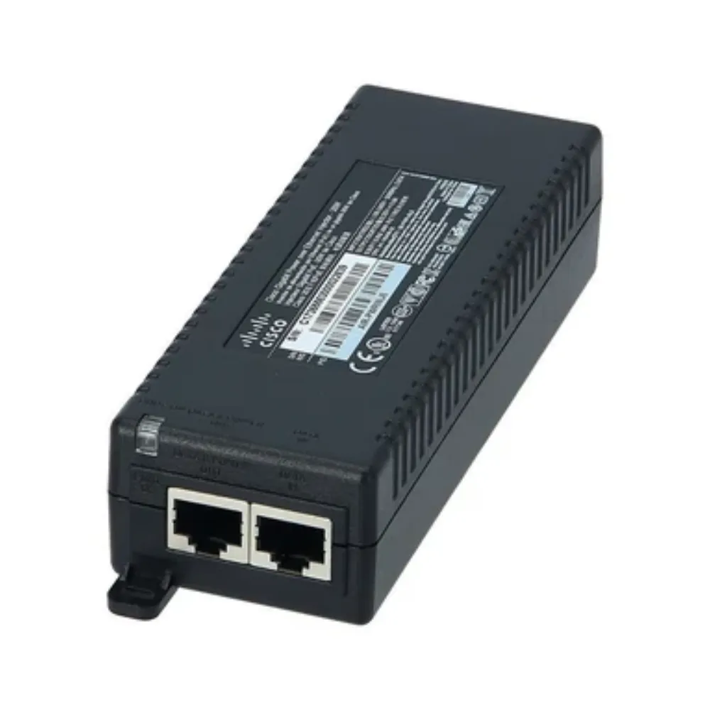 Cisco Aironet AIR-PWRINJ6 30W 802.3at Gigabit PoE Injector White Cisco Aironet AIR-PWRINJ6 30W 802.3at Gigabit PoE Injector White